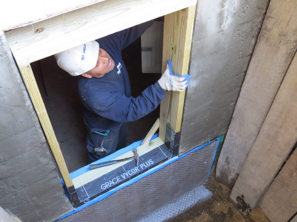 Professional egress window and well installation services